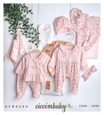 10 lu Tulumlu Flower Garden Zıbın Seti - CİCCİMBABY