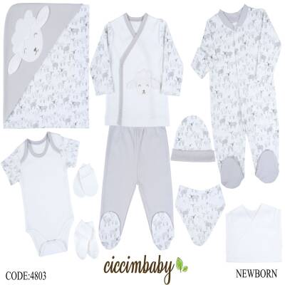 10 lu Tulumlu Kuzulu Zıbın Seti - CİCCİMBABY