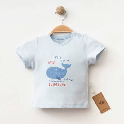 %100 PAMUKLU BEFORE SWIMMING T-SHİRT - 1