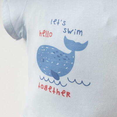 %100 PAMUKLU BEFORE SWIMMING T-SHİRT - 3