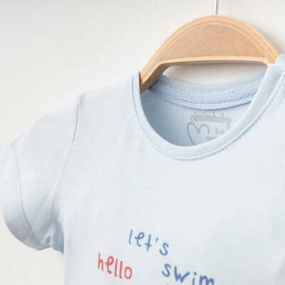 %100 PAMUKLU BEFORE SWIMMING T-SHİRT - 2