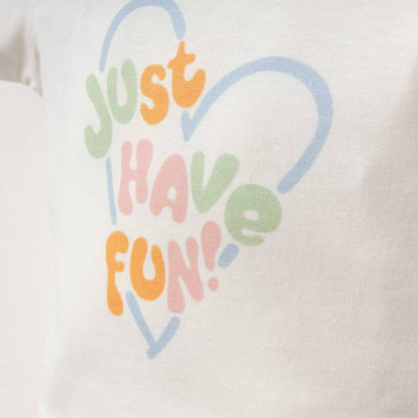  %100 PAMUKLU HEART FUN T-SHİRT - 2