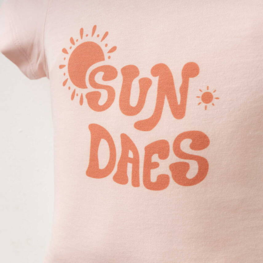 %100 PAMUKLU SUN DAES T-SHİRT - 3