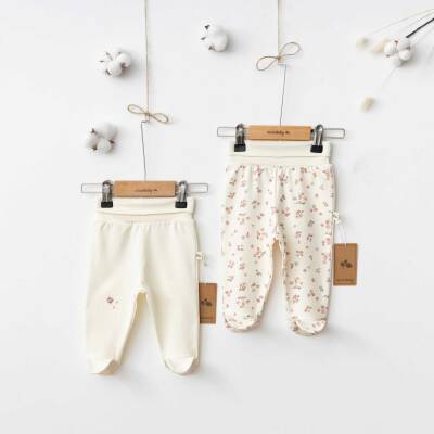 FLOWER GARDEN PATİKLİ PANTALON ( 2 Lİ SET ) - CİCCİMBABY