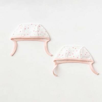 KANAVİÇE BAĞLAMALI ŞAPKA 2 Lİ - CİCCİMBABY