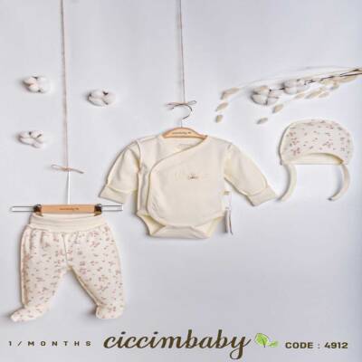 NATUREL FLOWER GARDEN KRUVAZE 3 LÜ TAKIM - CİCCİMBABY