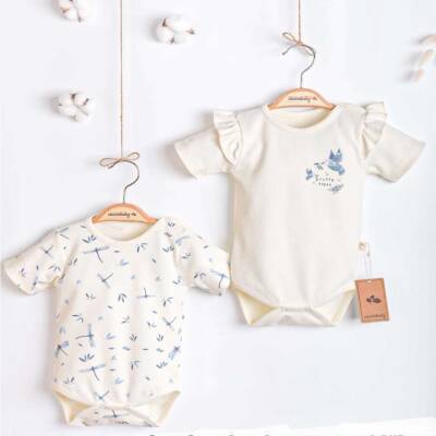 Pretty Happy Kısa Kollu Bady ( 2 Li Set) - CİCCİMBABY
